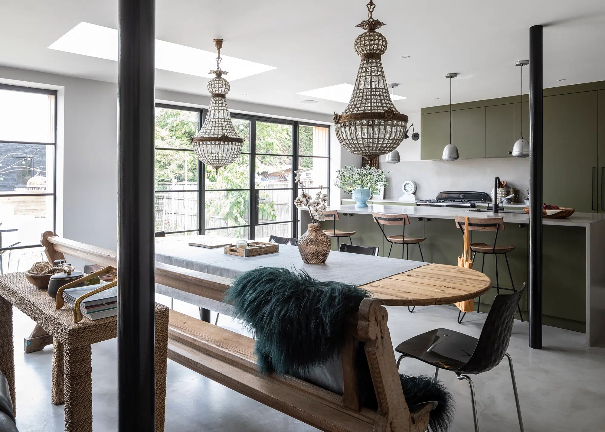 1930s Semi-Detached House in East London Opened Up with a Timber-Clad Extension
