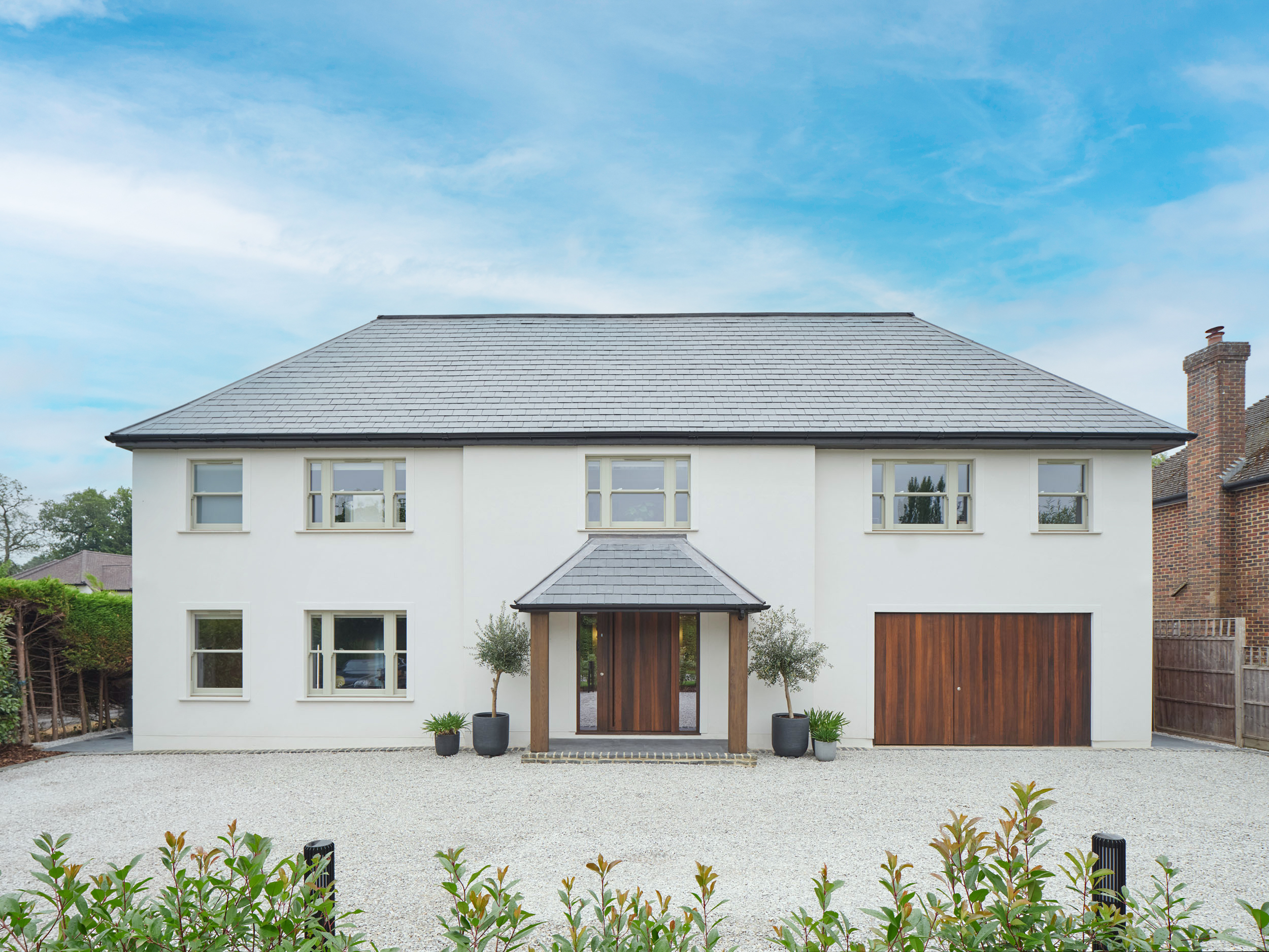 Georgian style Home with Fumed Oak Doors Build It