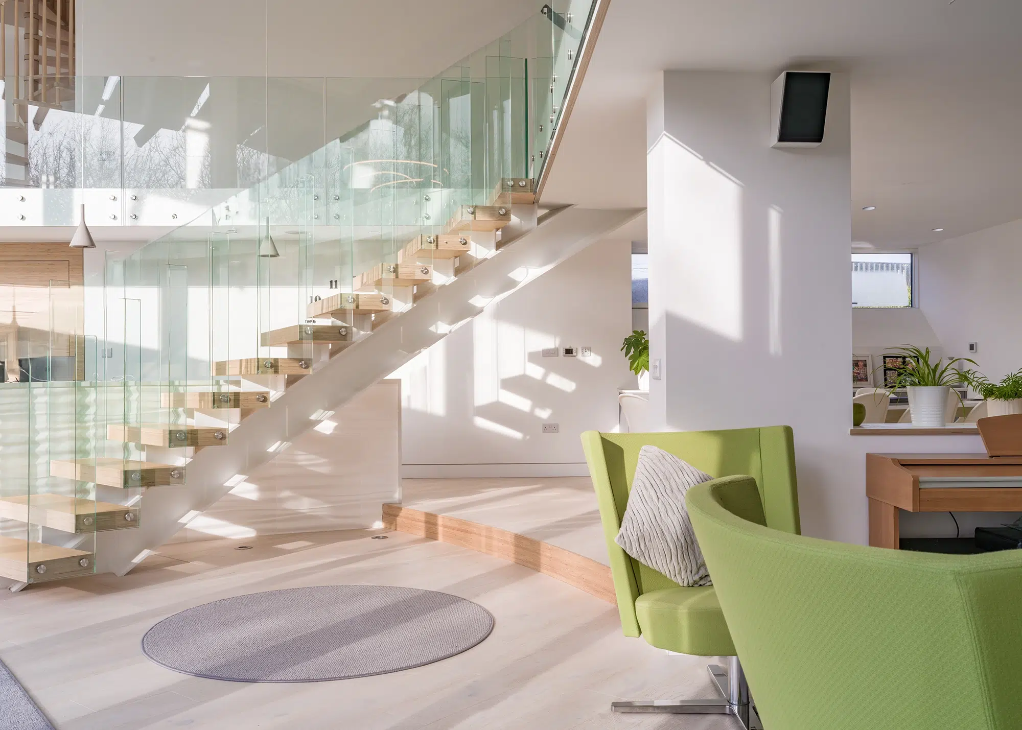 standout curved self build in Cornwall designed to maximise daylight