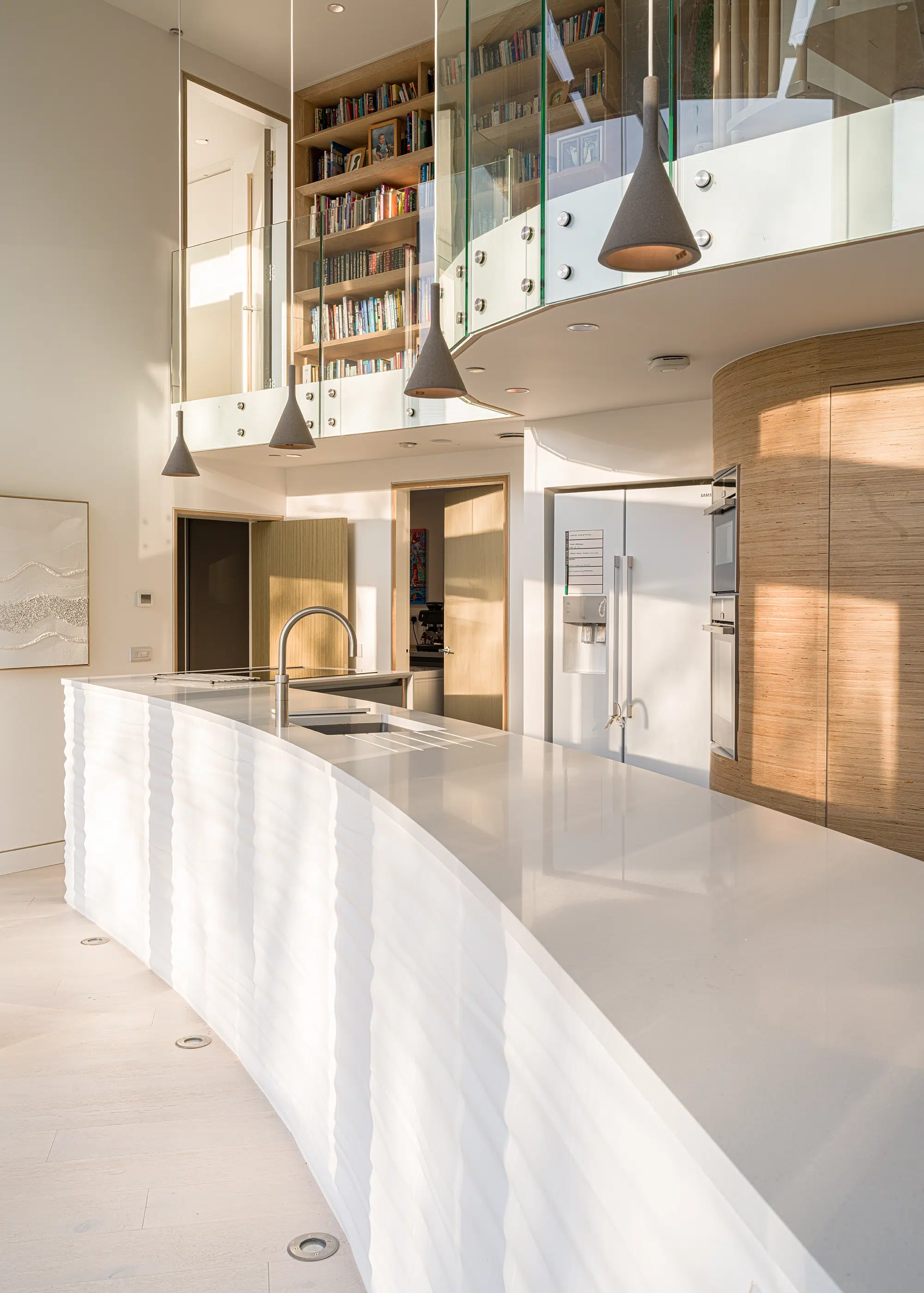 standout curved self build in Cornwall designed to maximise daylight