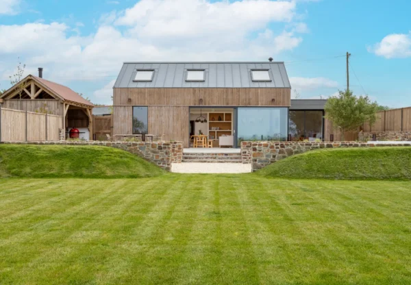 A Charming Cob Cottage on the Devon Coast Upgraded with a Timber Frame Extension