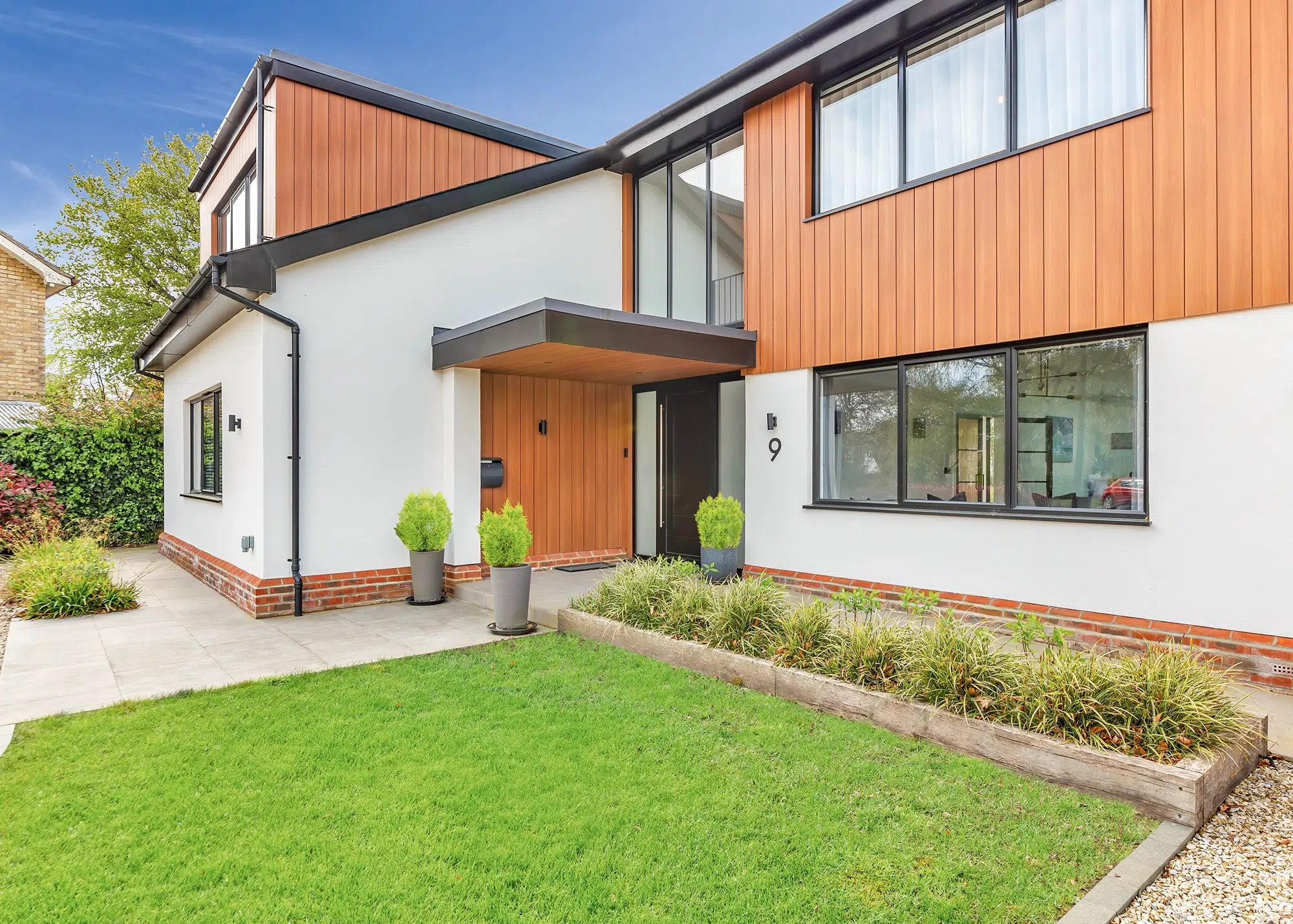 A 1960s Bungalow in Surrey Replaced with an Energy-Efficient Double-Storey Home