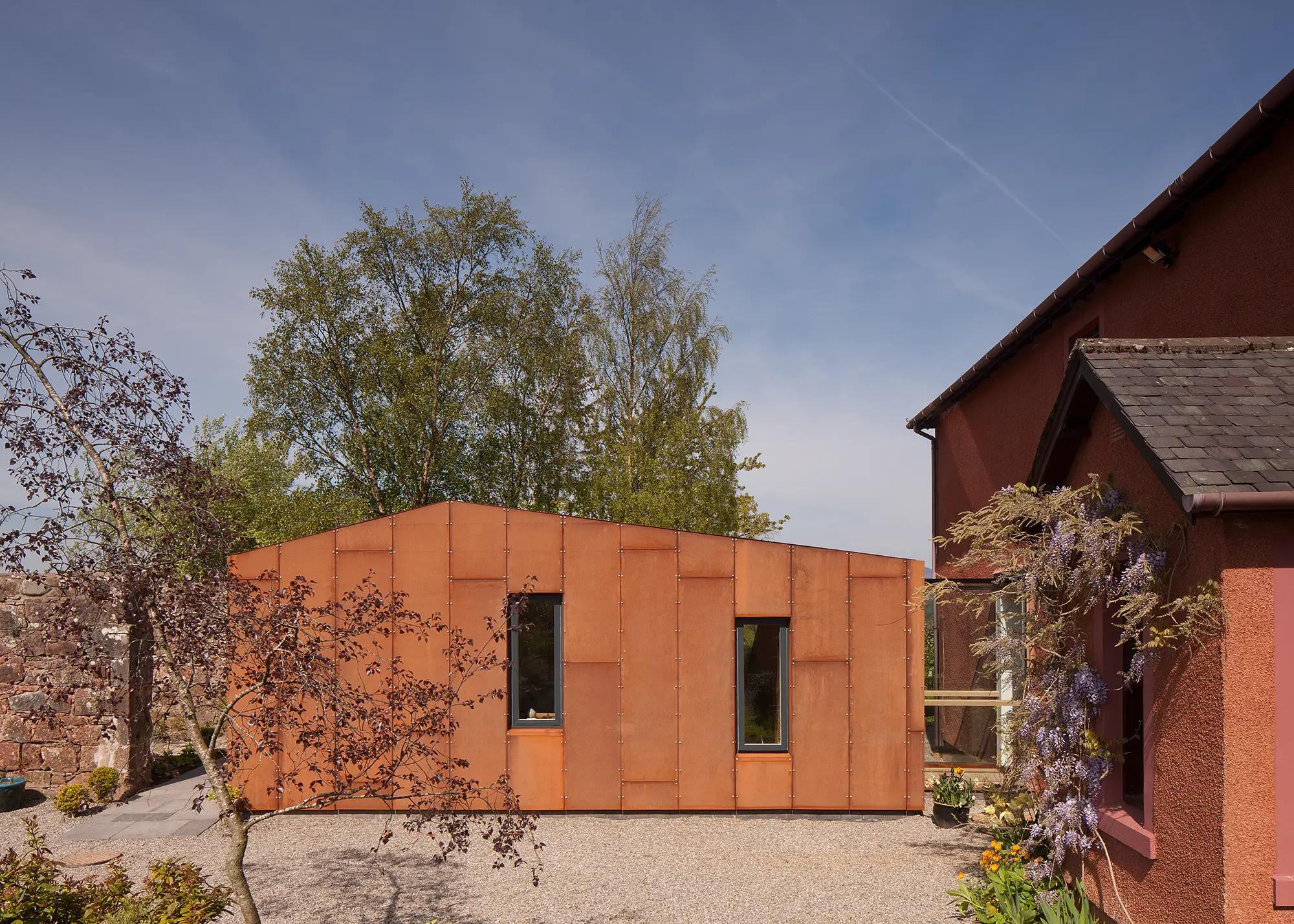 Standout single-storey extension containing a master ensuite