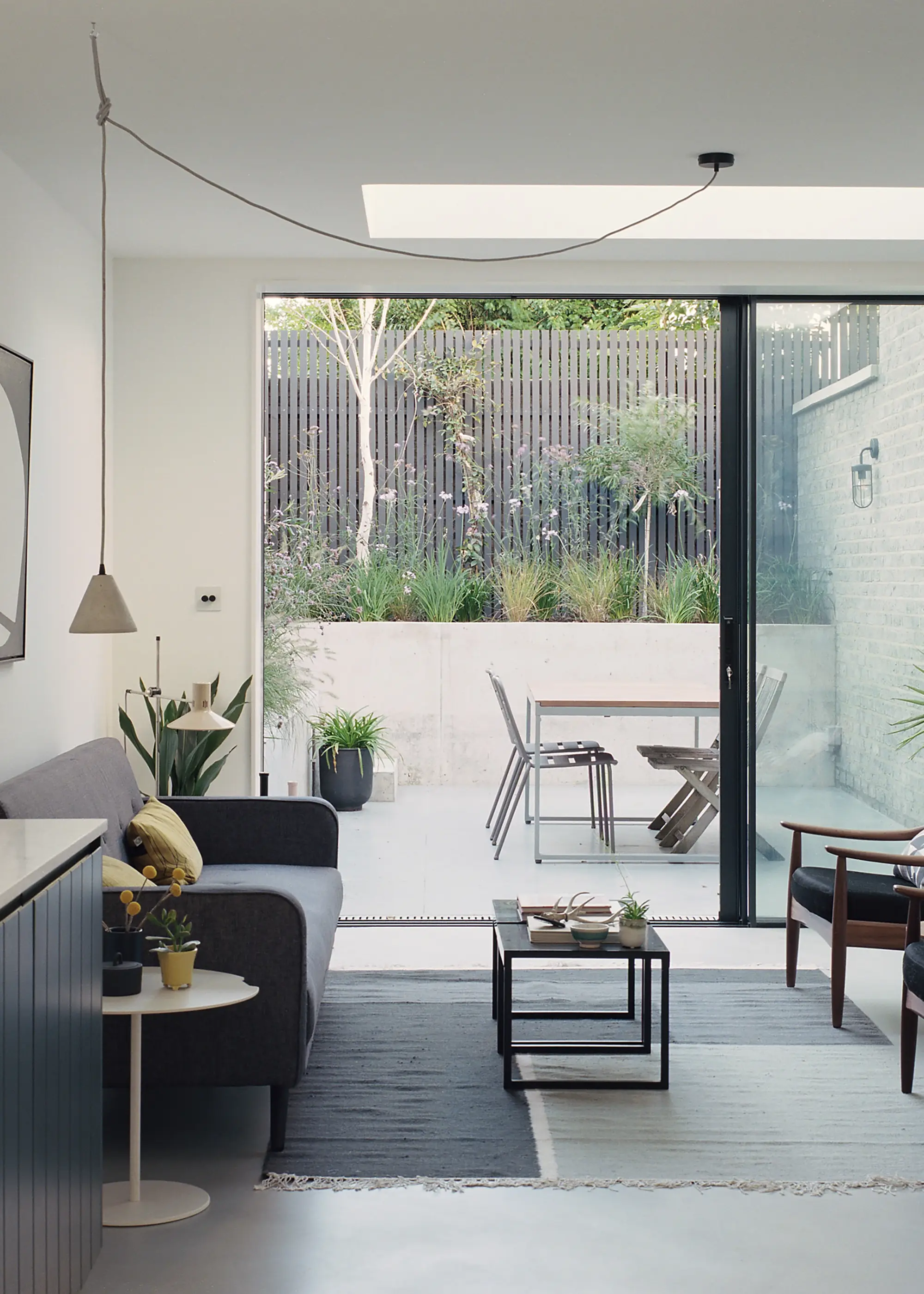 Victorian terrace-style new build on a garden plot