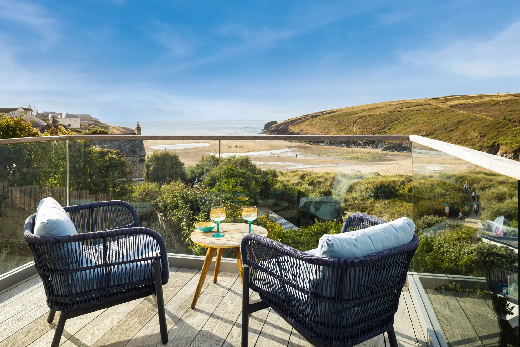 Timber & Stone-Clad Self Build with Far-Reaching Views over the Cornish Coastline