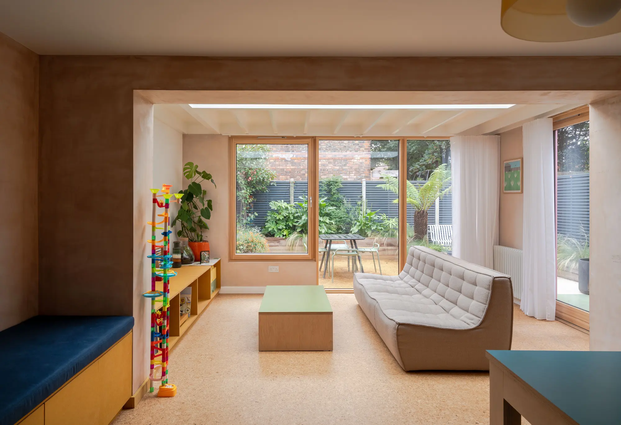 Brick side and rear extension with functional open-plan layout