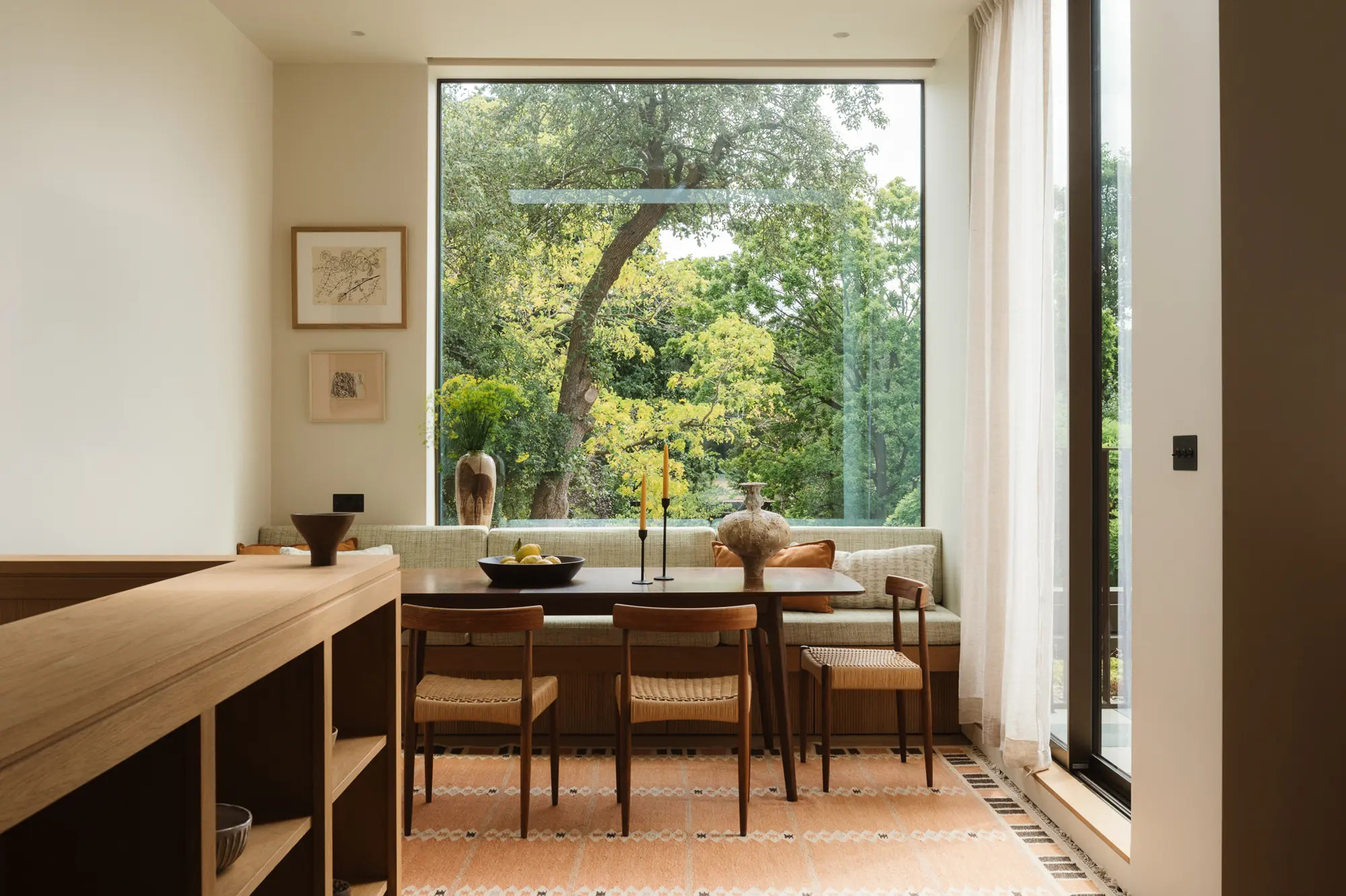 Handmade clay brick extension to Victorian semi-detached London property