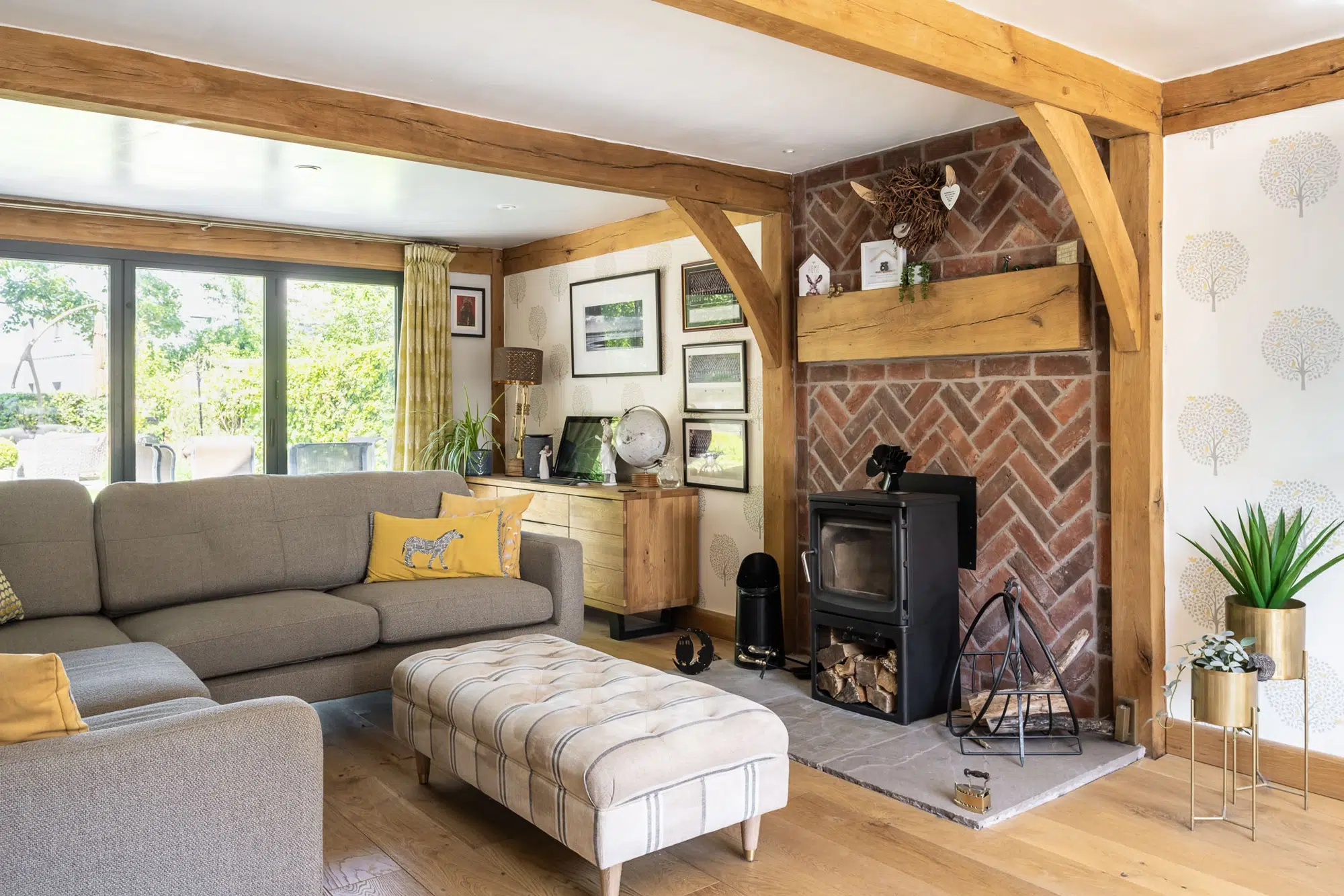 Oak Frame Home Built on a Historic Walled Garden Plot for Just £250k