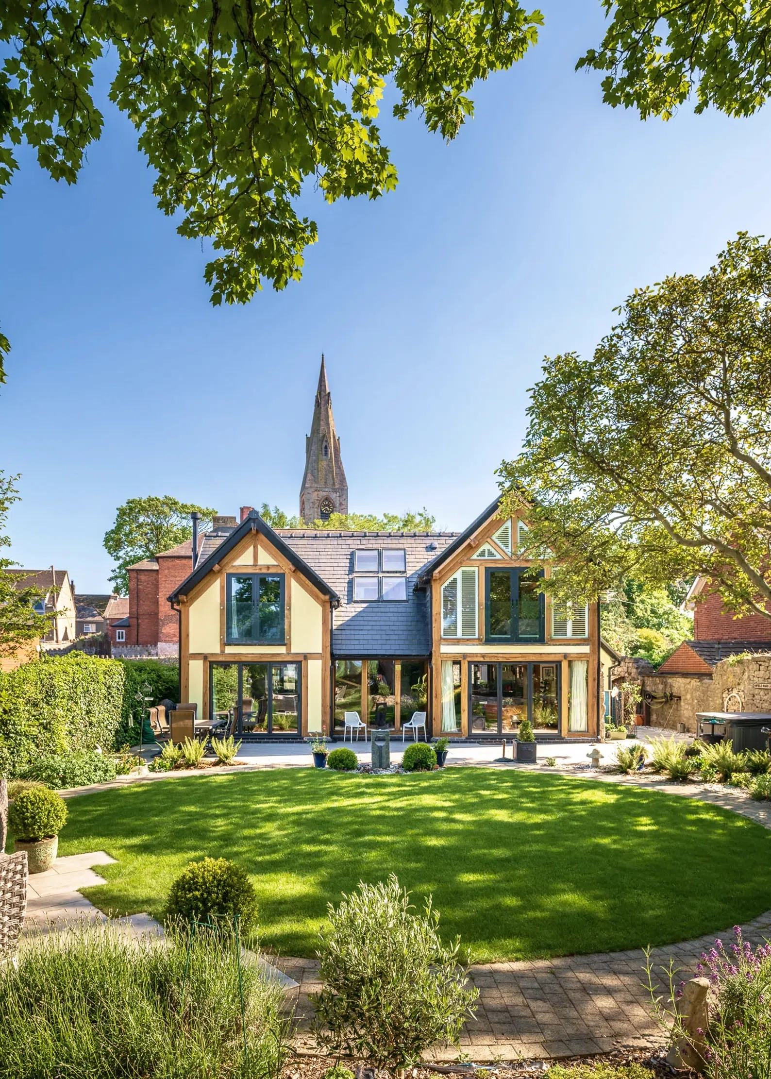 Oak Frame Home Built on a Historic Walled Garden Plot for Just £250k