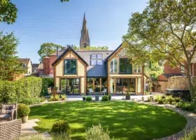 Oak Frame Home Built on a Historic Walled Garden Plot for Just £250k