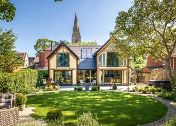 Oak Frame Home Built on a Historic Walled Garden Plot for Just £250k