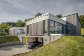 Stunning Timber Frame Package Home Built on a Sloping Site in Kent