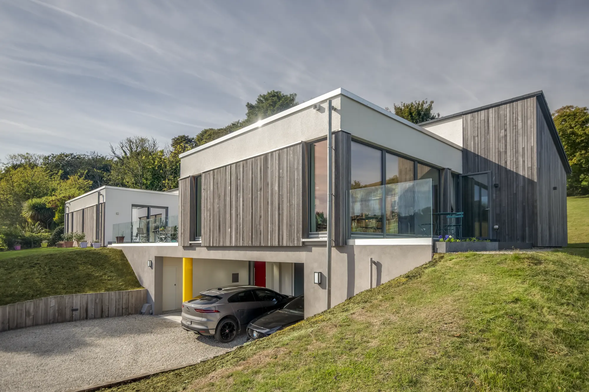 Stunning Timber Frame Package Home Built on a Sloping Site in Kent