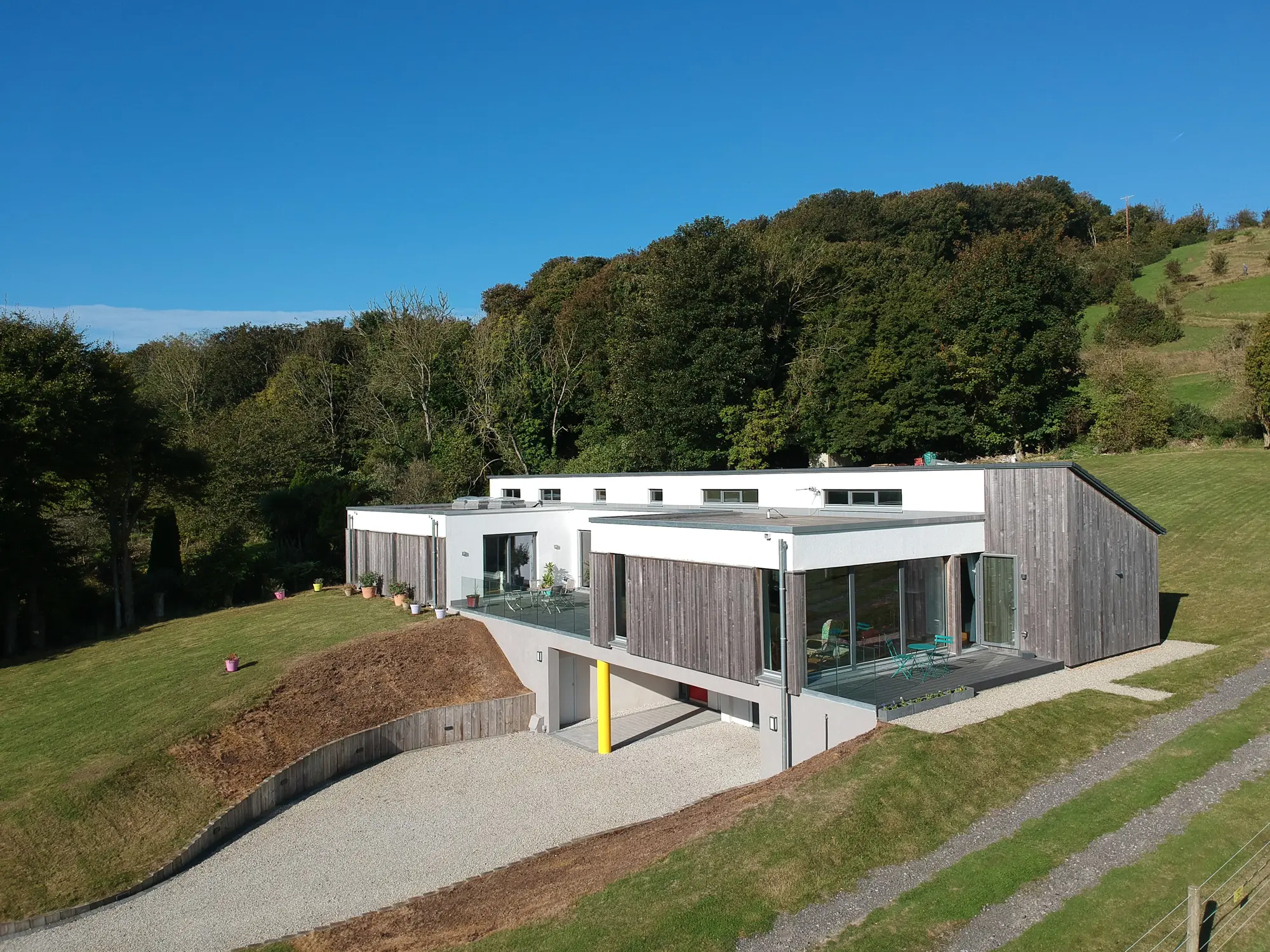 Stunning Timber Frame Package Home Built on a Sloping Site in Kent
